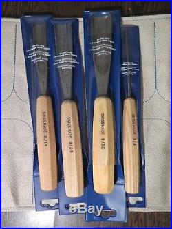 11 PFEIL Swiss Made Woodworking Carving Tools Gouges Chisels with Carry Case NEW