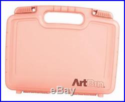 12 inch quick view carrying case-deep base coral plastic art/ craft storage