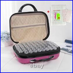 132 Bottles Beads Container Diamond Painting Tools Storage Bag Carry Case Box