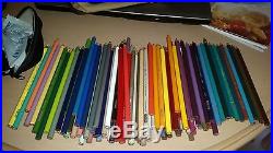 132 Prismacolor Premier Coloured Pencils in easy Canvas Carry Case L@@K