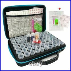 15/30/60/120 Bottles 5D Diamond Painting Accessories Tools Storage Box Carry Bag