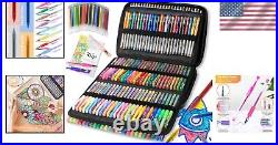 160 Color Premium Gel Pens 320 Pack with Carry Case for Versatile Creativity