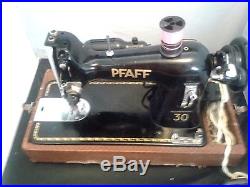 1950s PFAFF MODEL 30 SEWING MACHINE WITH CARRYING CASE