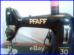 1950s PFAFF MODEL 30 SEWING MACHINE WITH CARRYING CASE
