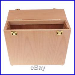 2pcs Artist Wooden Art Wet Canvas Panels Carrier Carrying Case Storage Box