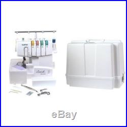 3/4 Thread Serger with Differential Feed 22 Built-in Stitch+Machine Carrying Case