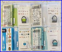33 Cricut Imagine Cartridge LOT WithBooklets & Carrying Cases Link Status Unknown
