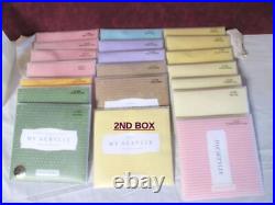 37 Close to My Heart Acrylix Stamp Sets in Carry Cases Nice