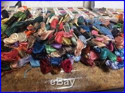 400 Cards Floss Thread Mixed Lot 5 Carrying Cases Organizers Bobbins 215 Threads