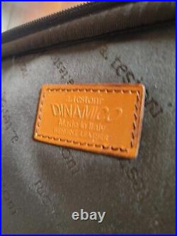 A. Testoni Authentic Calf Italian Leather Carry On Suitcase