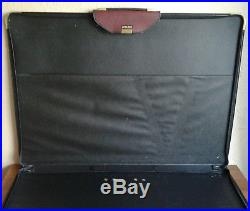 A1 A2 + A4 Art Portfolio Folders Executive Carry Cases in Mahogany Muave & Gold