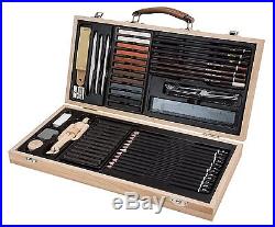 ALEX Toys Artist Studio Portable Essential Drawing Set with Wood Carrying Case