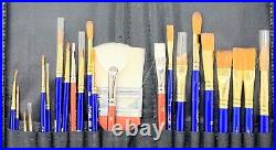 ART BUNDLE Acrylic Paint by Number Kit, Palette, & 26 Paint Brushes with Case