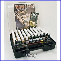 Acrylicos Vallejo Panzer Ace Range Box Set With Carry Case Aces Acrylic Av 72