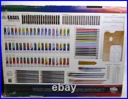 All Media Easel Artist Set 150 Pcs Royal Langnickel Paints Pastels Brushes Oils