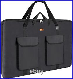 Art Portfolio Case 24 X 36, Artist Portfolio Bag 2K Water Resistant Canvas Carry