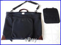 Art Portfolio Case Bag with Artist Brush Case Carrying Storage Suede 26x20x4