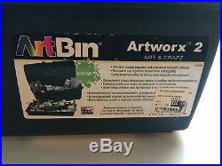 ArtBin Artworx 2 Arts & Craft Supplies Carrying Case / Kit / Box Model 6853AB