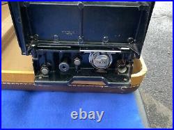 Awesome refurbished singer 301A sewing machine black model in carry case