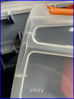 B Stock Craft Sewing Storage 12 Customizable Tackle Box Carrying Case (2 Pcs)