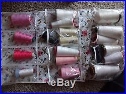 Baby Lock Imagine Serger Ble1at + Carrying Case + Manuals + Threads Euc