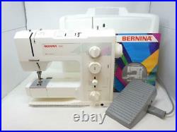 BERNINA 1001 Electronic Sewing Machine 7 Feet Manual Carry Case NICE