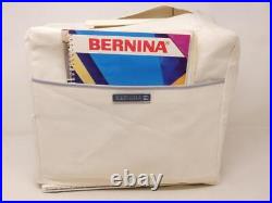 BERNINA 1001 Electronic Sewing Machine 7 Feet Manual Slip & Hard Carry Case NICE