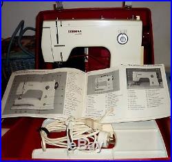 BERNINA 807 MINIMATIC SEWING MACHINE With CARRY CASE & ACCESSORIES Swiss Made