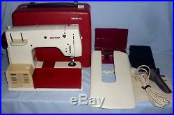 BERNINA 807 MINIMATIC SEWING MACHINE With CARRY CASE & ACCESSORIES Swiss Made