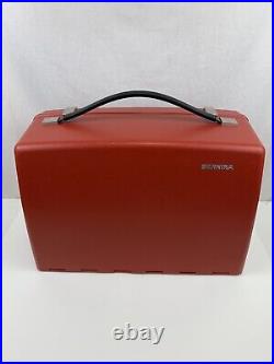 BERNINA 830 Record Sewing Machine RED HARD SIDED CARRY / STORAGE CASE Only