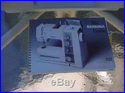 BERNINA 930 932 Record Electronic Carrying Hard Case and My Bernina Guide Manual