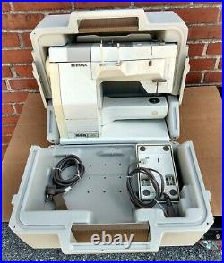 BERNINA Record 930 Electronic Sewing Machine with Carry Case powers on AS-IS