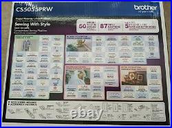 BROTHER CS5055PRW Project Runway Electric Sewing Machine 50 Built-in stitches