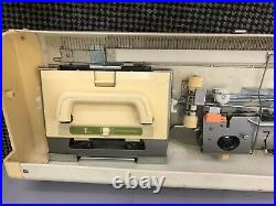 BROTHER KH-881 Vintage Knitting Machine & Carry case + Accessories Untested