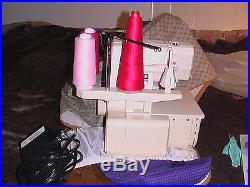 Baby Lock 5280E Serger Sewing Machine, Manual, Tape, Foot Pedal, Carrying Case