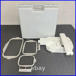 Baby Lock Ellageo ESG3 Embroidery Attachment & Hard Carrying Case Cover