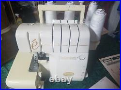 Baby Lock Imagine Serger Model BLE1AT Sewing Machine with hard carry case euc