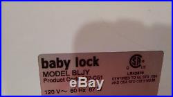 Baby Lock Journey Sewing Machine Bljy With Portable Carrying Case Superb Unit Fa