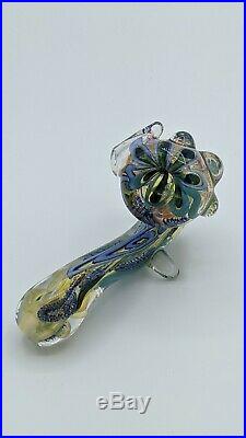 Beautiful Hand Crafted Tobacco Pipe + Carrying Case smoking pipe multicolor