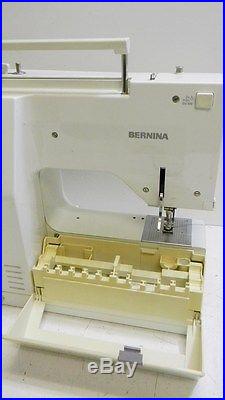 Bernina 1230 Swiss Sewing Machine withHGard Carry Case, Foot Pedal Works