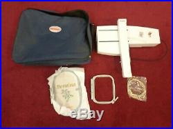 Bernina 4/5/6 Series Embroidery Module Unit with Hoops Carrying Case