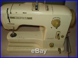 Bernina 730 Record Sewing Machine W Extras & Manual Carrying Case