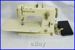 Bernina 730 Record Sewing Machine with carrying case & green bobbin case