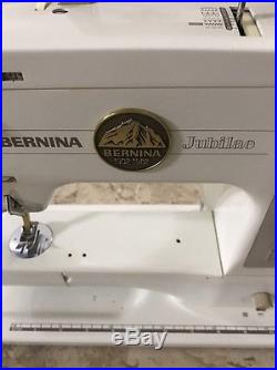 Bernina 801 Matic Sewing Machine JUBILAE Carrying Case Extension Table Serviced