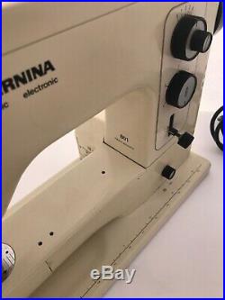 Bernina 801 Sewing Machine with pedal and Carrying Case Sews Great