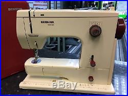 Bernina 807 Sewing Machine with Foot Pedal Carry case And Extras