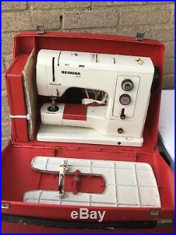 Bernina 830 Record Sewing Machine, Made in Switzerland, With Carry Case And Spares