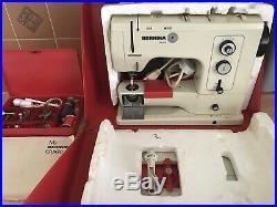 Bernina 830 Record Sewing Machine, Made in Switzerland, With Carry Case And Spares
