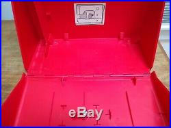 Bernina 830 Red Carrying CASE + Styrofoam + Cord Holder 807 810 Sewing MACHINE