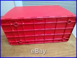 Bernina 830 Red Carrying CASE + Styrofoam + Cord Holder 807 810 Sewing MACHINE